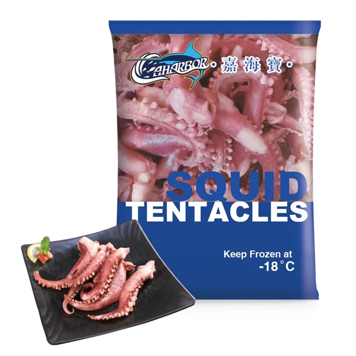 Carne de calamar congelada