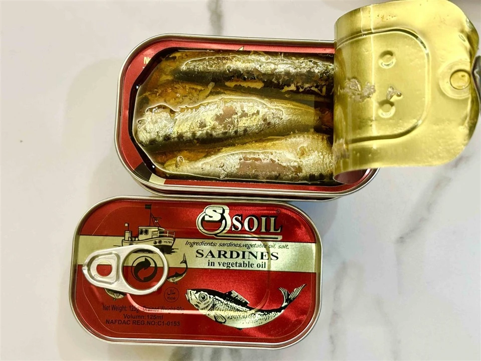 Canned Sardine in Vegetable Oil